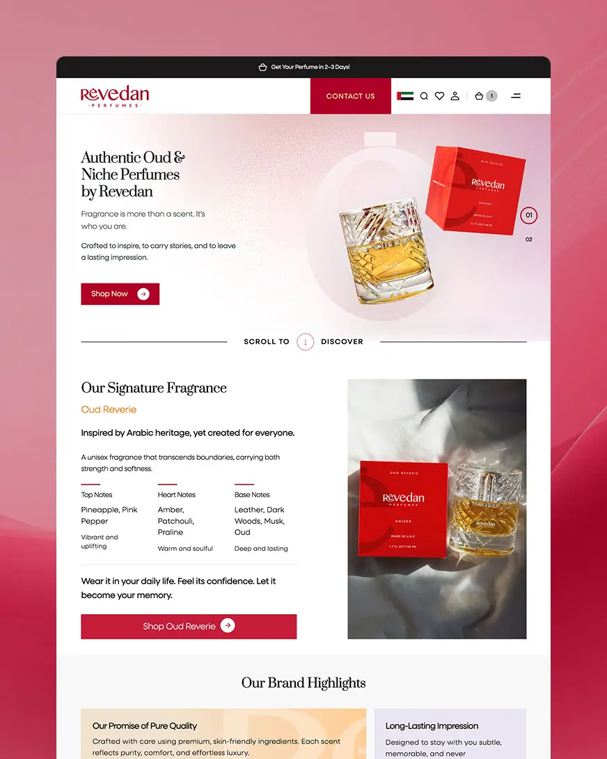 Shopify Store Homepage
